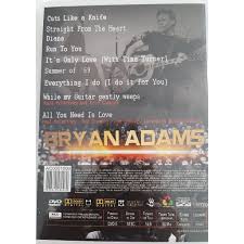 Dvd Musical Bryan Adams Best Hits Collection Shopee Brasil