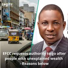 The Economic and Financial Crimes Commission (EFCC) has requested legal  backing to go after workers who live flamboyant lifestyles. The reasons are  given in the comments. Photo credit: EFCC, Damilola Onafuwa (Getty