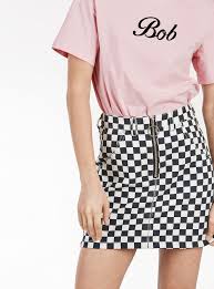 Black And White Plaid Skirt Outfit Ideas I Want This Apex Skirt So Badly Checkered Skirt Outfit Checkered Skirt Checkered Outfit