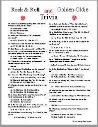 Best oldies music trivia questions and answers. Those Golden Rock And Roll Songs Will Never Be Out Of Tune
