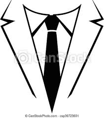 More images for how to draw a suit and tie » Formal Business Suit Tie Canstock