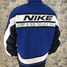 Nike Jacket Windbreaker Large Vintage 90s Nike Swoosh Etsy Nike Jacket Nike Tracksuit Jackets