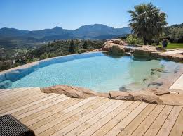 Piscine Paysagee A Debordement En 2020 Cascade Piscine Piscine Lagon Piscine