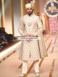 Pakistani Sherwani Designs In 2020 Indian Groom Wear Groom Dress Men Wedding Dresses Men Indian