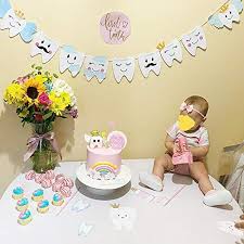 Maybe you would like to learn more about one of these? 2021 Baby Birthday Decorations Tooth Party Banner For Kids Boys Or Girls 1st Birthday Party And