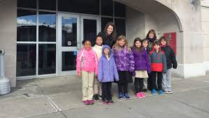 THANKS FROM KIDS: Students deliver gifts to JCPD