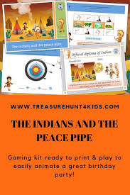 Treasure Hunt Indian Gaming Kit Ready To Print Party Kids Birthday Treasure Hunt For Kids Treasure Hunt Games