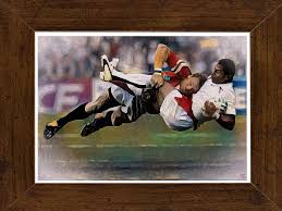 Rugby Art On Canvas Print Zazzle Com Rugby Art Poster Prints Canvas Art