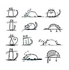 When it comes to finding simple cat image ideas, the feline realm has a lot to offer. Simple Cat Line Drawing Tattoo Drawing