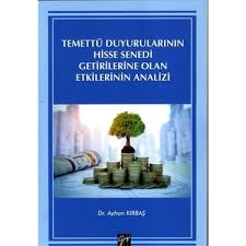 Temettu Duyurularinin Hisse Senedi Getirilerine Olan Kitabi