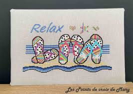 Grille gratuite de point de croix : Les Points De Croix De Mary Point De Croix Moderne