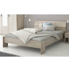 Il permet d'amortir les mouvements du corps, et protège le matelas contre l'humidité et la. Lit 2 Personnes 140x190 200 Cm Chene Shannon Pricy Dya Shopping Fr