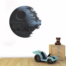 Outer space theme bedrooms blog. 6 69 Aud 45cm Removable Death Star Wars Wall Stickers Art Vinyl Decal Kids Bedroom Home Wall Decoration Bargain Bro New Zealand