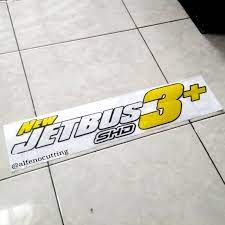Maybe you would like to learn more about one of these? Jual Sticker Jetbus Shd 3 Plus Stiker Cutting 60cm Kab Ponorogo Alfeno Stiker Tokopedia