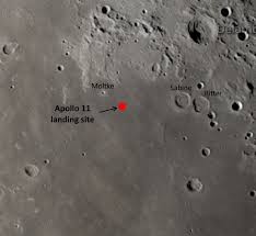 Tonight Look For The Apollo 11 Landing Site