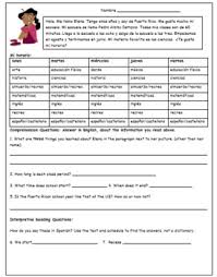 Este es el generador de horarios creado y utilizado por los estudiantes de la ucr. Spanish Horario Worksheet Teachers Pay Teachers