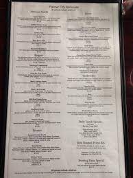 Maybe you would like to learn more about one of these? Menu Picture Of Palmer Alehouse Tripadvisor