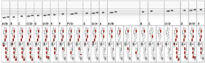 The Fingerings Or Tonehole Configurations For The Tenor