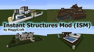 Even though minecraft is a block game, creative players have no problem giving shapes to their builds. Instant Structures Mod For Minecraft 1 8 1 7 10 And 1 7 2 Minecraft Mods Minecraft Mod