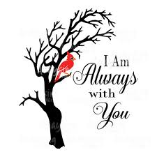 I Am Alway With You Cardinal Svg In 2020 Memorial Ornaments Christmas Projects Funeral Programs