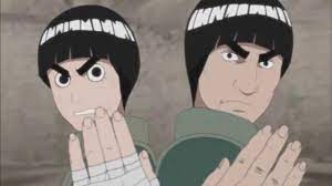 Guy is notably styled after bruce lee, though with a different color scheme. Chariots Of Power Rock Lee Might Guy Vs Kyuubi Clone Amv Remastered Youtube