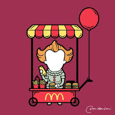 Part Time Job 041 Fast Food Stall Cartoon Pics Part Time Jobs Mixed Media Illustration