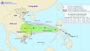 Phía tây kinh tuyến 116,5 độ kinh đông. Ap Tháº¥p Nhiá»‡t Ä'á»›i Ä'a Vao Biá»ƒn Ä'ong Kháº£ NÄƒng Máº¡nh Thanh Bao Sá»' 8