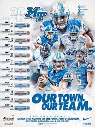 Middle Tennessee 1 Jpg Sports Graphic Design Sports Design Inspiration Football Poster