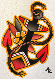 Antonio Roque Photo Old School Tattoo Traditional Tattoo American Traditional Tattoo