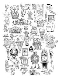 This Is A Collection Of Props And Details From Disney S Haunted Mansion Attraction De Haunted Mansion Tattoo Haunted Mansion Halloween Disney Haunted Mansion