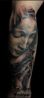 We did not find results for: Virgin Mary Tattoo On Full Sleeve By Red Dog Tattoo