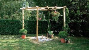 Radial Pergola Wooden Swinging Sit Garden Timber Online