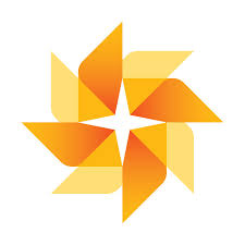 Gardner Design Clipper Capital Wind And Solar Energy Logo Design Geometric Shapes Form The Blades Of A Windmi Energy Logo Design Energy Logo Eco Logo Design