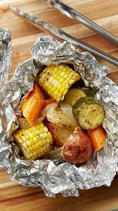 Grilled Vegetable Foil Packs Recipe Foil Dinners Grilled Vegetables Recipes