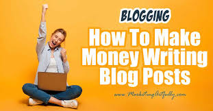 One of the easiest ways is by placing adsense ads on your blog. How To Make Money Writing Blog Posts