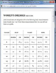 Asos Size Chart Us Mens