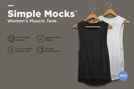 Download Women S Muscle Tank Mockup Free Mockup