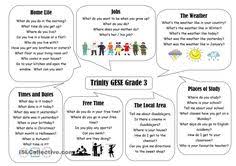 Great speaking activities for esl/efl class. 10 Gese Grade 3 Ideas Teaching English English Lessons Grade 3