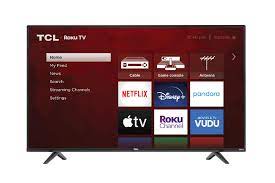 Tcl 55 Class 4 Series 4k Uhd Hdr Roku Smart Tv 55s431 Walmart Com In 2021 Smart Tv Led Tv Tv