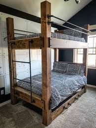the big sky bunk beds loft bed bunk bed frame full bed king etsy bedroom homedecorideas livingroom inter diy bunk bed loft bed plans kids room furniture