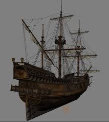 Golden Hind 3d Model 3d Model Golden Hind Model