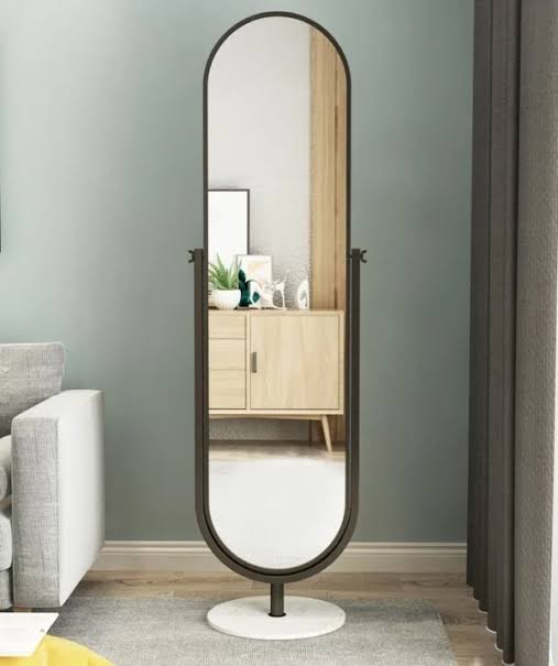 Oval Shape Rotating Floor Mirror - Mi-Mirror