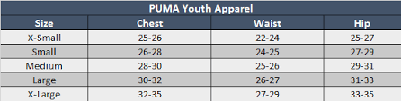 Puma Size Chart Sale Up To 44 Discounts