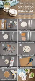 Diy Faux Terrazzo Coasters Lia Griffith Diy Clay Crafts Polymer Clay Diy Clay Crafts