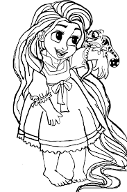 Rapunzel coloring pages are widely lovable by girls, since the character is very popular for her long hair. Rapunzel Color Pages To Print Activity Shelter