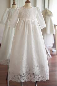 Robe bapteme fille 9 mois. Robe Bapteme Longue Isabela Fil De Legende