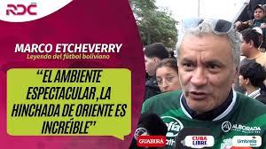 ETCHEVERRY: “EL AMBIENTE ESPECTACULAR, LA HINCHADA DE ORIENTE ES  INCREÍBLE”, ., El ídolo del fútbol boliviano, Marco Antonio “Diablo”  Etcheverry, vivió intensamente el empate 2-2 entre Oriente ...