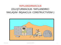 Yapılandırmacı yaklaşım öğrenmenin sosyal yanını da vurgular. Yapilandirmacilik Olusturmacilik Yapilandirici Yaklasim Insaacilik Constructivism Sinan Kocyigit Ppt Video Online Indir