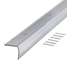 You deserve a perfectly matched stair nosing. Trafficmaster Silver Fluted 36 In Stair Edging 18556 The Home Depot