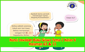 Kunci jawaban tema 7 kelas 6 halaman 35 asean pembelajaran tematik saat ini banyak diterapkan oleh sekolah untuk siswa yang tenga belajar di masa pandemi seperti saat ini. Kunci Jawaban Buku Siswa Tema 7 Kelas 6 Halaman 63 71 Sanjayaops